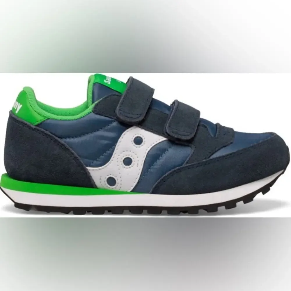 SAUCONY Baby Jazz Double Strap toddler Sneakers size 10 NEW IN BOX $48 retail